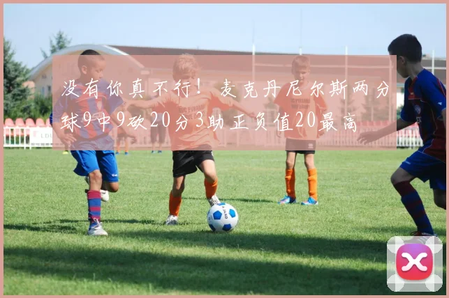 没有你真不行！麦克丹尼尔斯两分球9中9砍20分3助正负值20最高