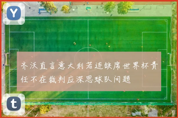 齐沃直言意大利若连缺席世界杯责任不在裁判应深思球队问题